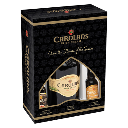 Carolans Irish Cream Gift Set 750ml (34 Proof)