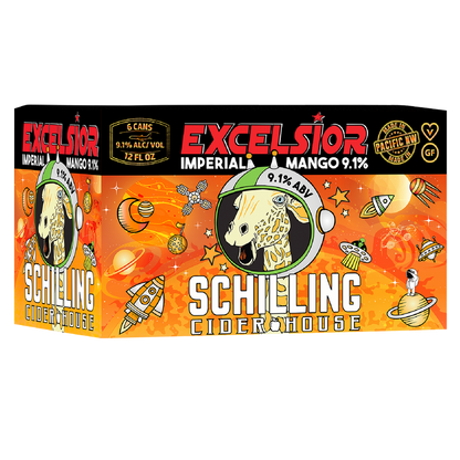Schilling Cider Excelsior Imperial Mango 6pk 12oz Can 9.1% ABV