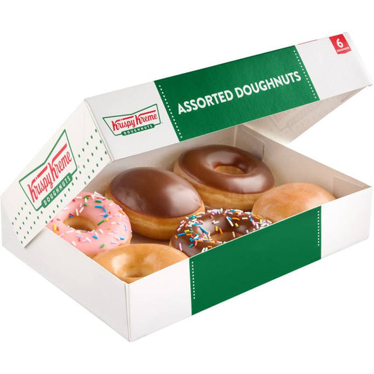 Krispy Kreme® 6-Count Classic Assorted Doughnuts