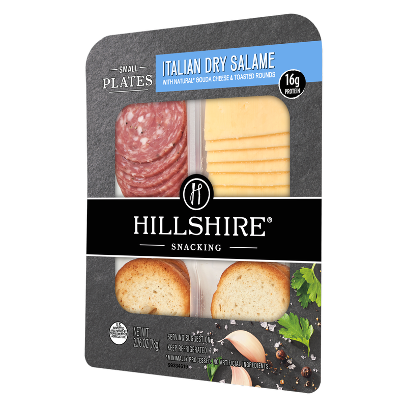 Hillshire Snacking Protein Small Plates Italian Dry Salame & Gouda Cheese - 2.76oz