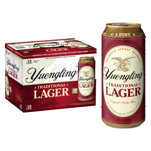 Yuengling Lager 12pk 16oz Can 4.5% ABV