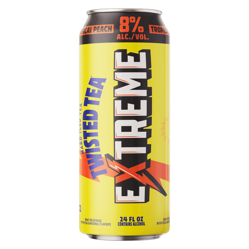 Twisted Tea Extreme Tropical Peach 24oz Can 8% ABV