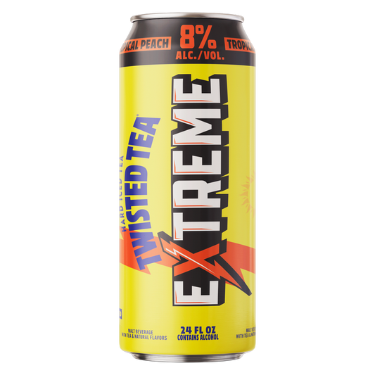 Twisted Tea Extreme Tropical Peach 24oz Can 8% ABV