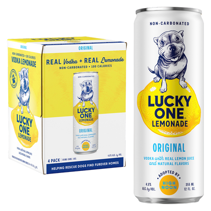 Lucky One Lemonade 4pk 12oz Can