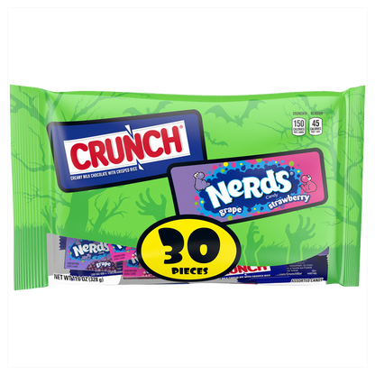 Nerds Grape & Strawberry and Crunch Bar Minis 30ct Bag