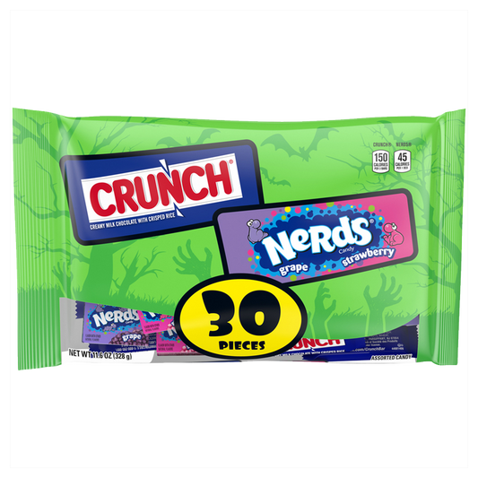 Nerds Grape & Strawberry and Crunch Bar Minis 30ct Bag
