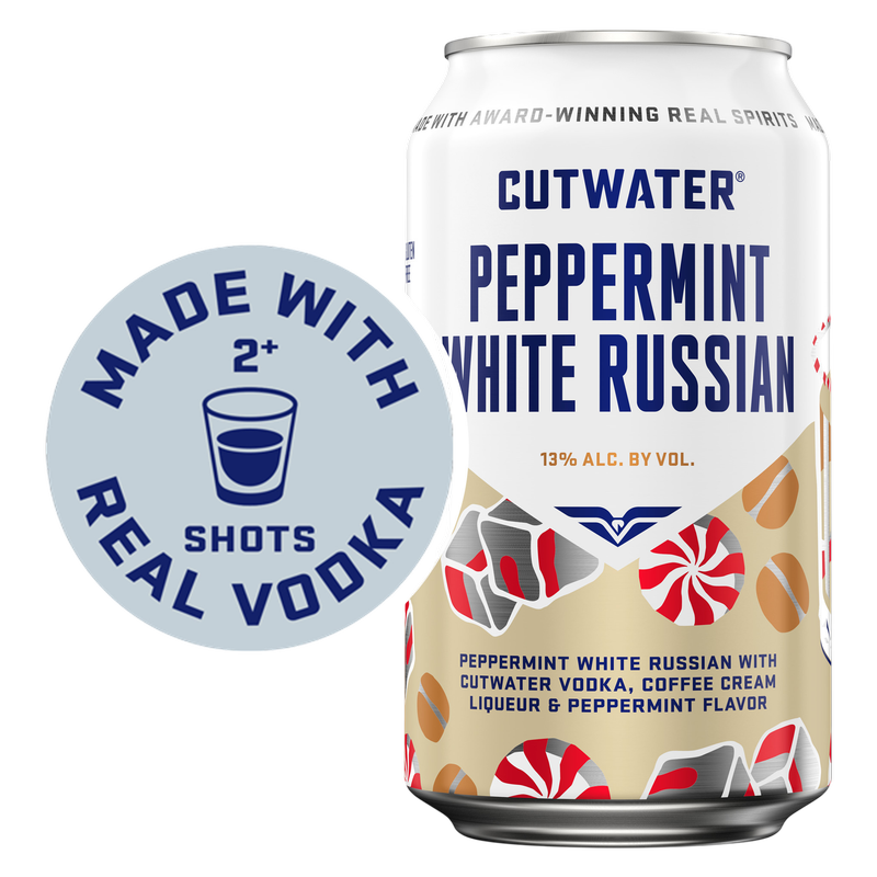 Cutwater Peppermint White Russian Limited Edition 12oz 4pk
