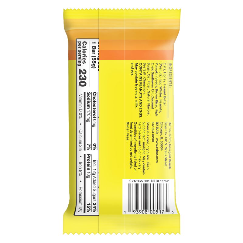 RX Bar AM Honey Cinnamon Peanut Butter, 1.9 oz