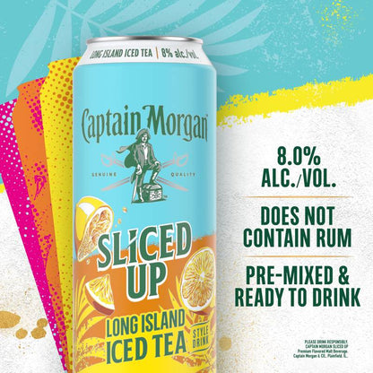 Captain Morgan Sliced Up Long Island Iced Tea 23.5oz Can 8% ABV
