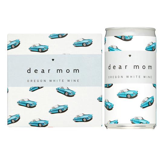 Dear Mom Oregon White Wine 4pk 187 ml Can