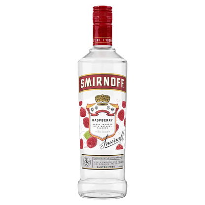 Smirnoff Raspberry Vodka 750ml (70 Proof)