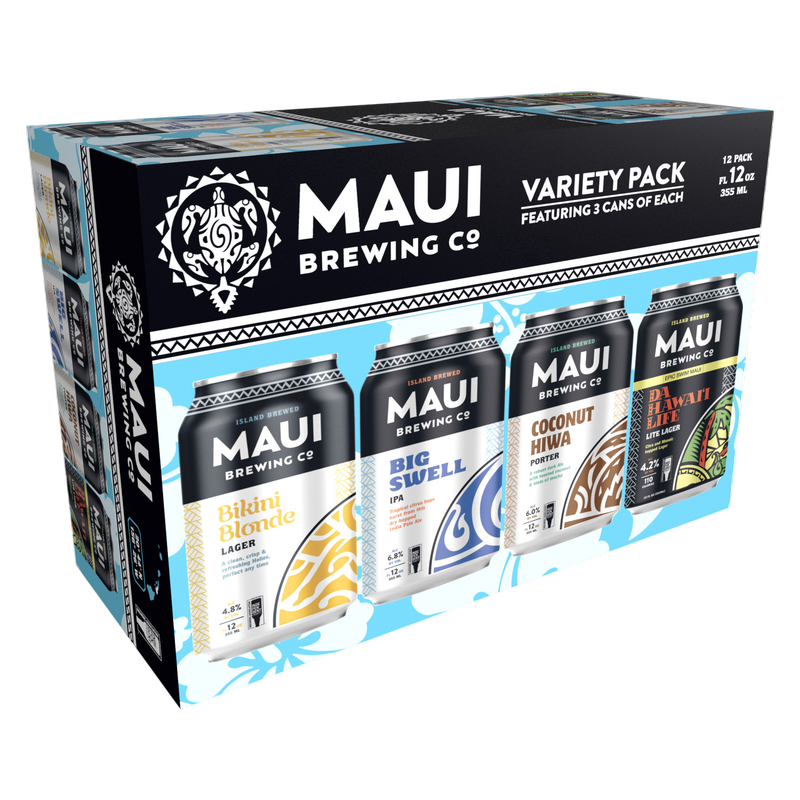 Maui Brewing Variety Pack 12pk 12oz Can
