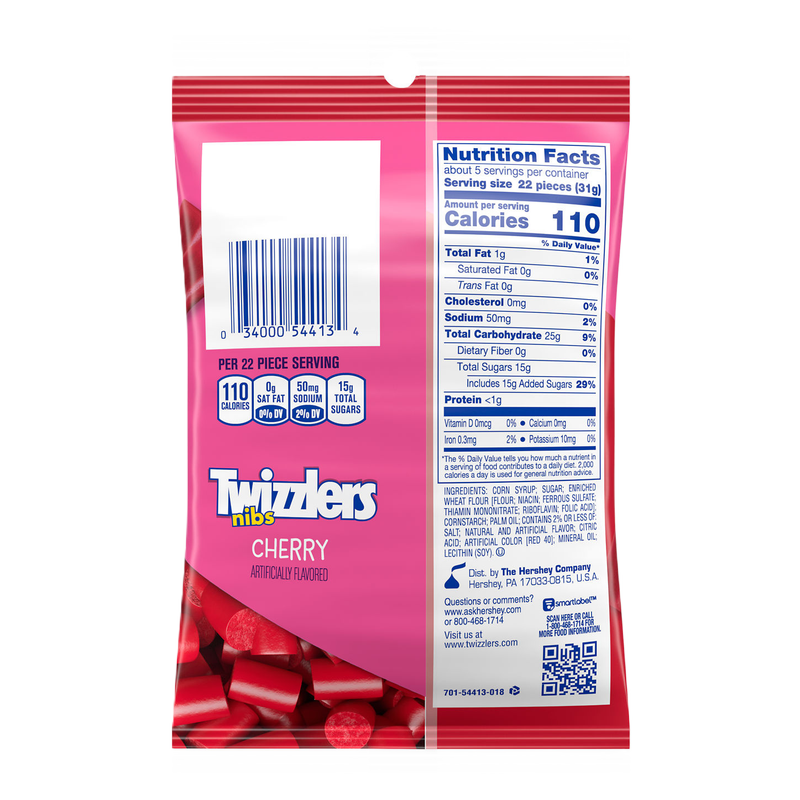 TWIZZLERS NIBS Cherry Flavored Licorice Style, 6oz