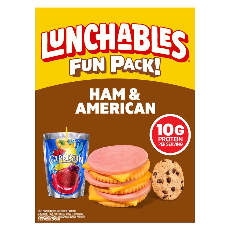 Lunchables Ham & American Cheese Lunch Combinations with Capri Sun - 9.1oz