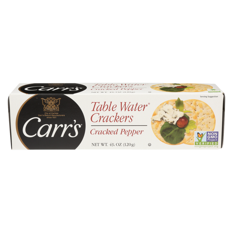 Carr's Pepper Table Water Crackers 4.25oz