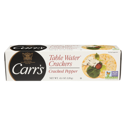 Carr's Pepper Table Water Crackers 4.25oz