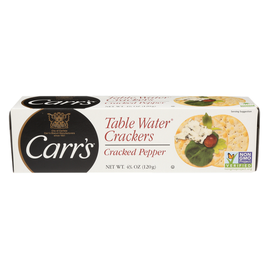 Carr's Pepper Table Water Crackers 4.25oz