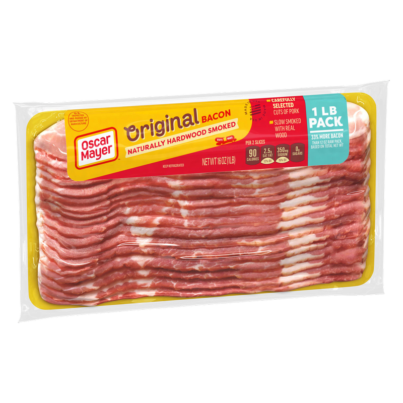 Oscar Mayer Naturally Hardwood Smoked Bacon (CA/MA) - 16oz