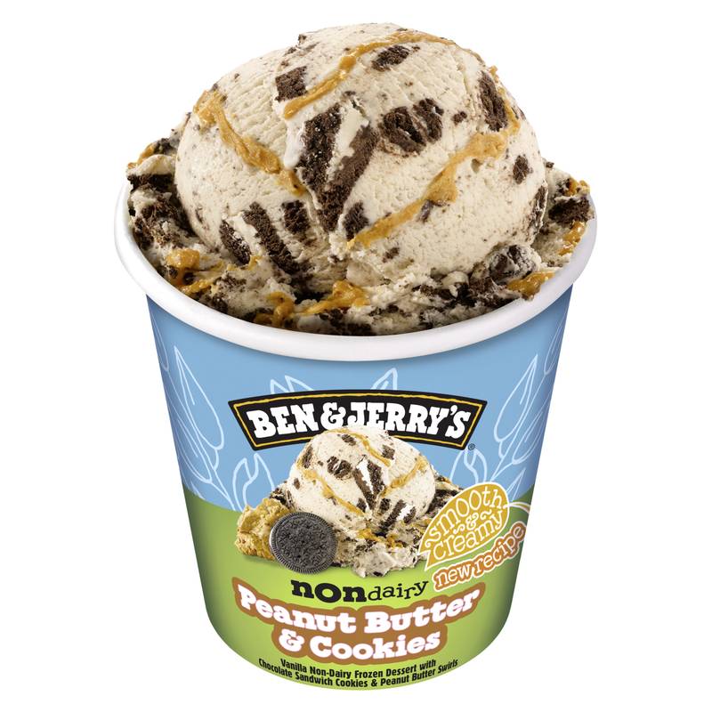 Ben & Jerry's Non-Dairy P.B. & Cookies Pint Dessert Pint