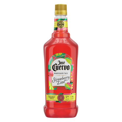 Jose Cuervo Authentic Margarita Strawberry Lime Ready to Drink Cocktail 1.75L 9.5% ABV