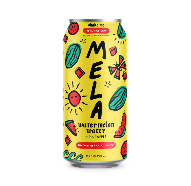 Mela Water Watermelon Pineapple 16.9oz Can