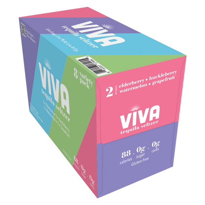 Viva Tequila Seltzer - Variety Pack 8pk 355ml Can 4.5% ABV