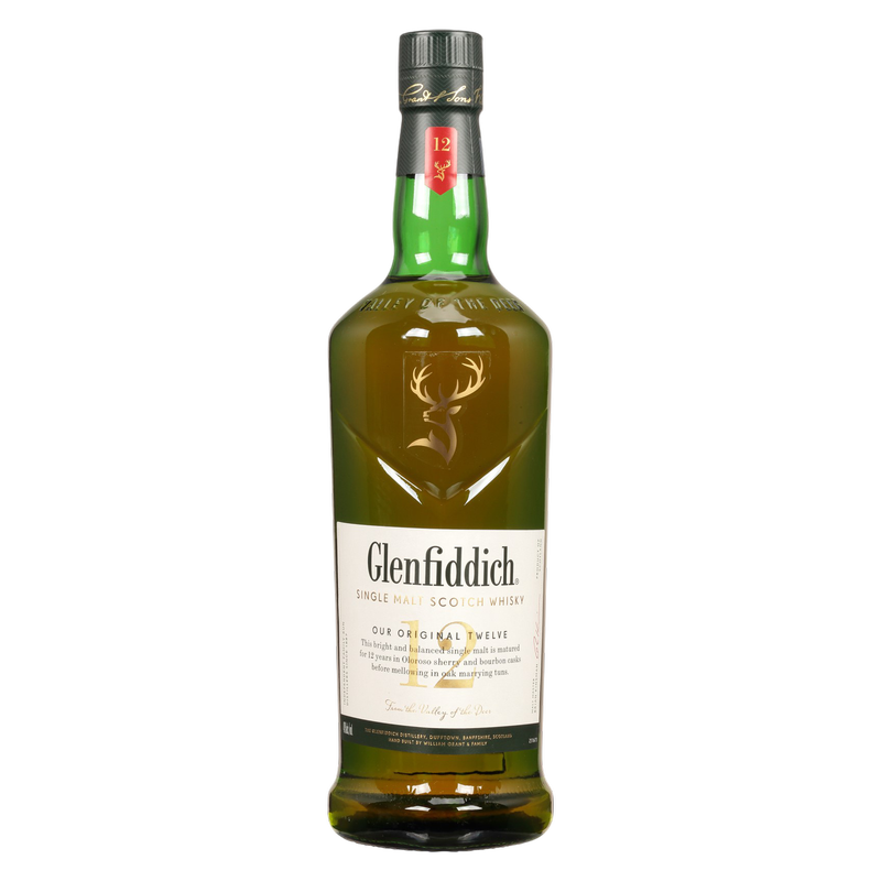 Glenfiddich 12 Yr 1L (80 Proof)