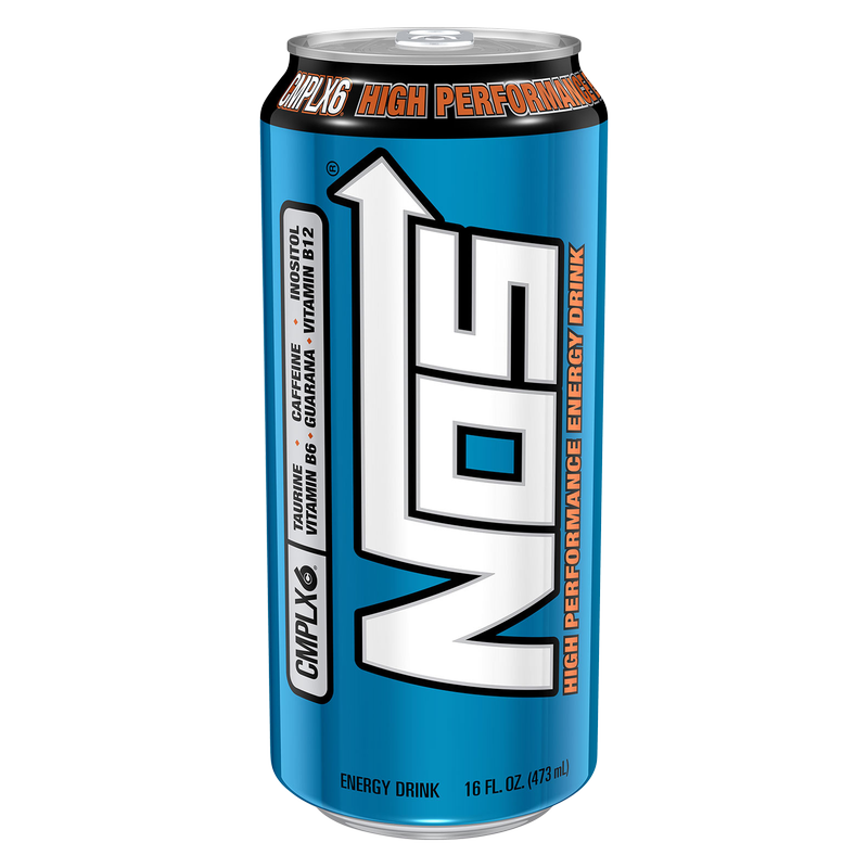 NOS Energy Drink 12pk 16oz Can- XL