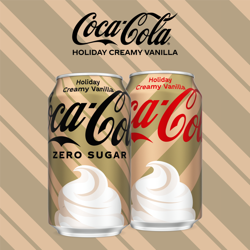 Coca-Cola Holiday Creamy Vanilla 12pk 12oz Can