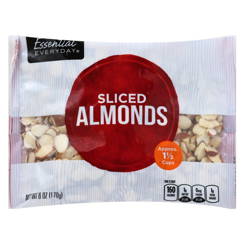 Essential Everyday Sliced Almonds, 6oz.
