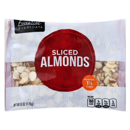 Essential Everyday Sliced Almonds, 6oz.