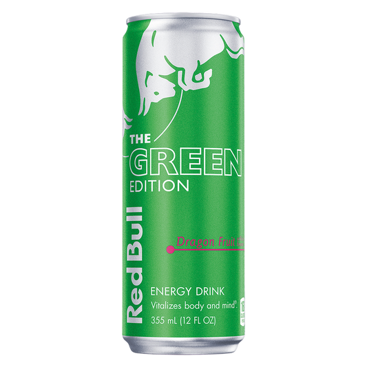 Red Bull Energy Drink The Green Edition Dragon Fruit 12oz Can