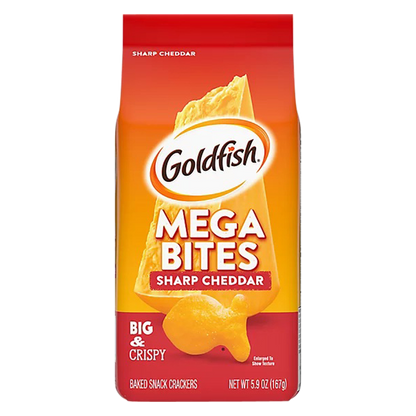 Goldfish Mega Bites Sharp Cheddar 5.9oz