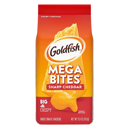 Goldfish Mega Bites Sharp Cheddar 5.9oz