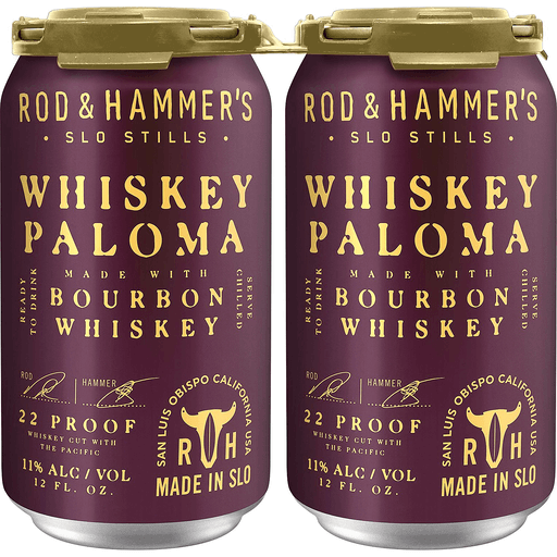 Rod & Hammer Whiskey Paloma 4pk 12oz Can 11% ABV