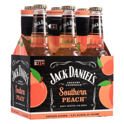 Jack Daniels Southern Peach 6pk 10oz Can