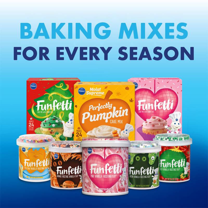 Pillsbury Funfetti Valentine Vanilla Frosting, 15.6oz.