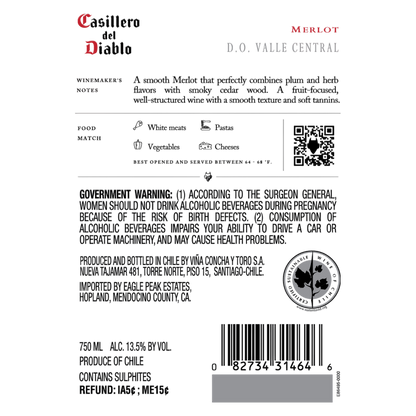 Casillero del Diablo Merlot 750ml