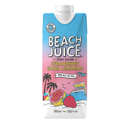 Beach Juice Strawberry Guava Lemonade 500ml 11% ABV