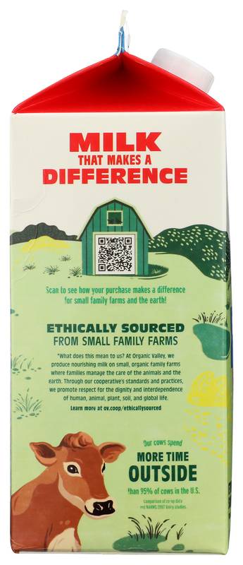 Organic Valley Lactose-Free Whole Milk 1/2 Gallon