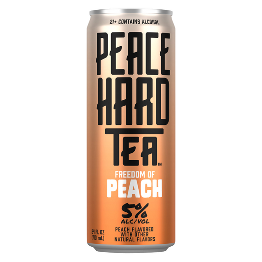 Peace Hard Tea Freedom of Peach 24oz Can 5.0% ABV