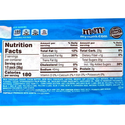 M&M's Hazelnut Share Size 2.53oz