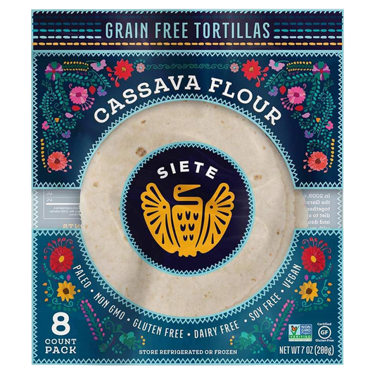 Siete Grain Free Cassava Frozen Flour Tortillas - 8ct/7oz