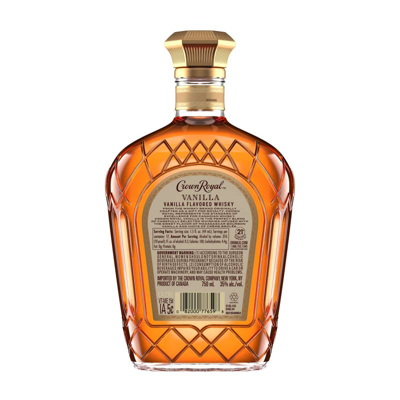 Crown Royal Vanilla Canadian Whisky 750ml (70 Proof)
