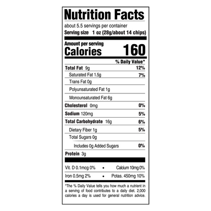 Boulder Canyon Avocado Oil Classic Sea Salt Kettle Potato Chips 5.25oz