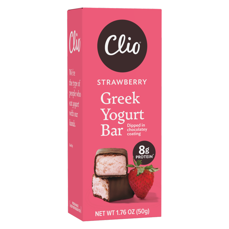 Clio Strawberry Greek Yogurt Bar - 1ct