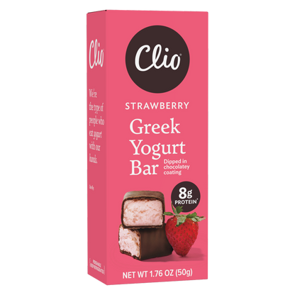 Clio Strawberry Greek Yogurt Bar - 1ct