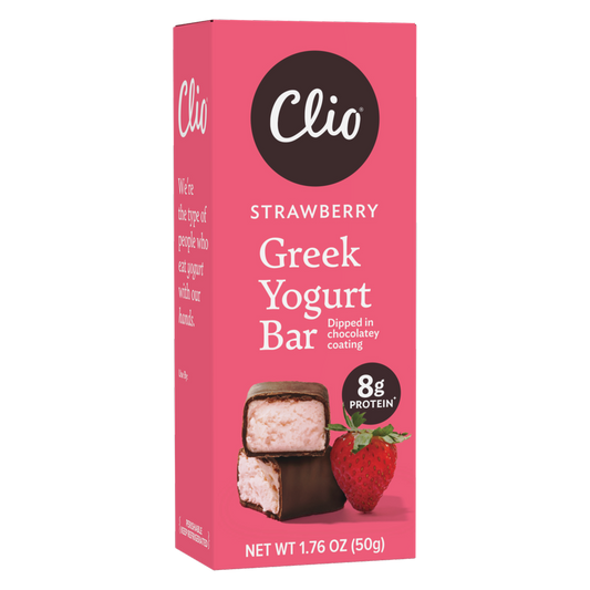 Clio Strawberry Greek Yogurt Bar - 1ct
