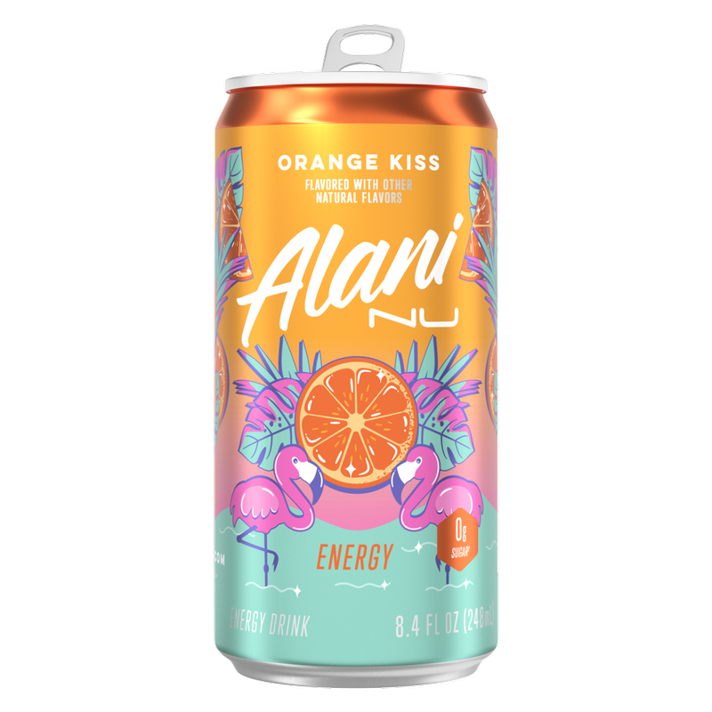 Alani Energy Orange Kiss 4pk 8.4oz Can