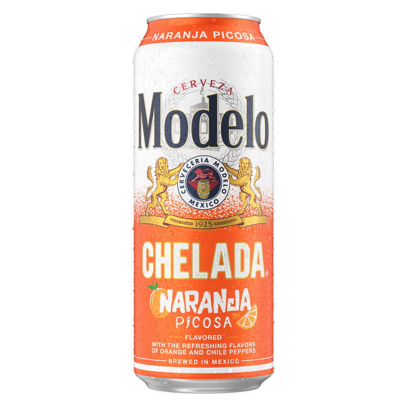 Modelo Chelada Naranja Picosa Single 24oz Can 3.2% ABV